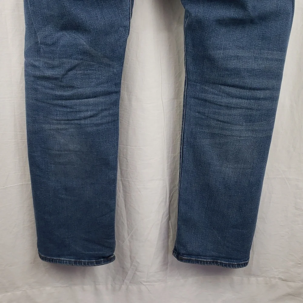Lee Men's 40X30 Slim Fit Straight Leg Blue Jeans